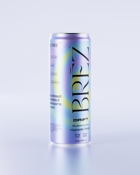 Drift | 12oz Blueberry Lotus Hypnotic Tonic | 5MG THC, 75MG CBD | Wholesale | 24-Pack